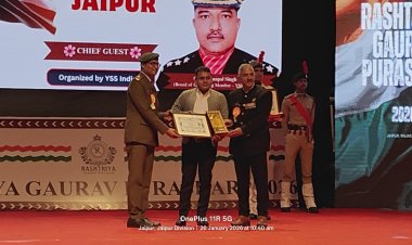 साइबर सुरक्षा और समाज सेवा में उत्कृष्ट योगदान के लिए डॉ. कैलाश साहू को ‘भारत सेवा रत्न अवार्ड 2026’ से सम्मान