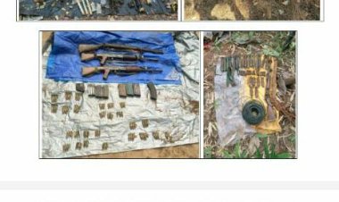 गरियाबंद पुलिस की बड़ी सफलता: नक्सलियों के 'हथियार कारखाने' का भंडाफोड़, भारी मात्रा में ऑटोमेटिक हथियार बरामद