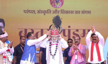 बस्तर से अमित शाह का ऐतिहासिक ऐलान: 31 मार्च 2026 तक छत्तीसगढ़ होगा 'नक्सल मुक्त', बस्तर पंडुम के समापन में दिखा आदिम संस्कृति का वैभव