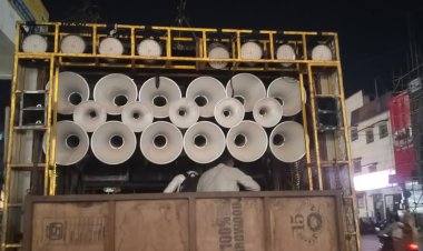 बिना अनुमति डीजे संचालन पर सख्त कार्रवाई, डीजे वाहन जप्त — कोलाहल अधिनियम व मोटर व्हीकल एक्ट के तहत प्रकरण