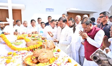 मुख्यमंत्री ने “विशाल सतनाम सद्भाव पदयात्रा” का किया शुभारंभ