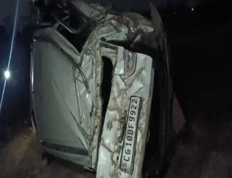 कोरबा सड़क हादसा: बिलासपुर के युवा कांग्रेस नेता व ऑटोमोबाइल व्यवसायी की मौत, दो गंभीर