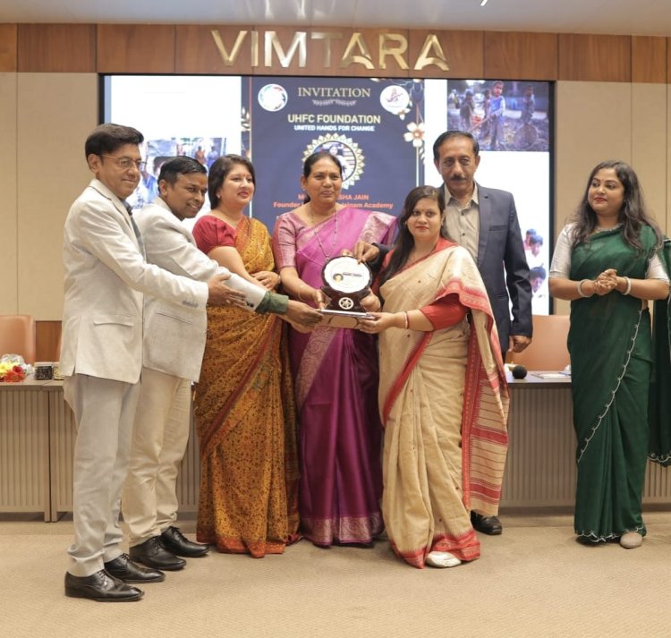 समाज सेवा के क्षेत्र में प्रत्युषा फाउंडेशन का बढ़ा मान: UHFC द्वारा किया गया सम्मानित