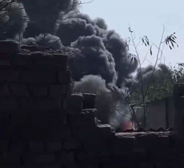 रायपुर: उरला इंडस्ट्रियल एरिया की तार फैक्ट्री में भीषण आग, 25 किमी दूर से दिखा धुएं का गुब्बार