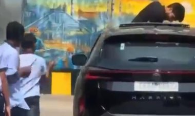 राहगीरों को परेशान करने वाले रईसजादों पर गिरी गाज, पुलिस ने टाटा हैरियर की ज़ब्त ...