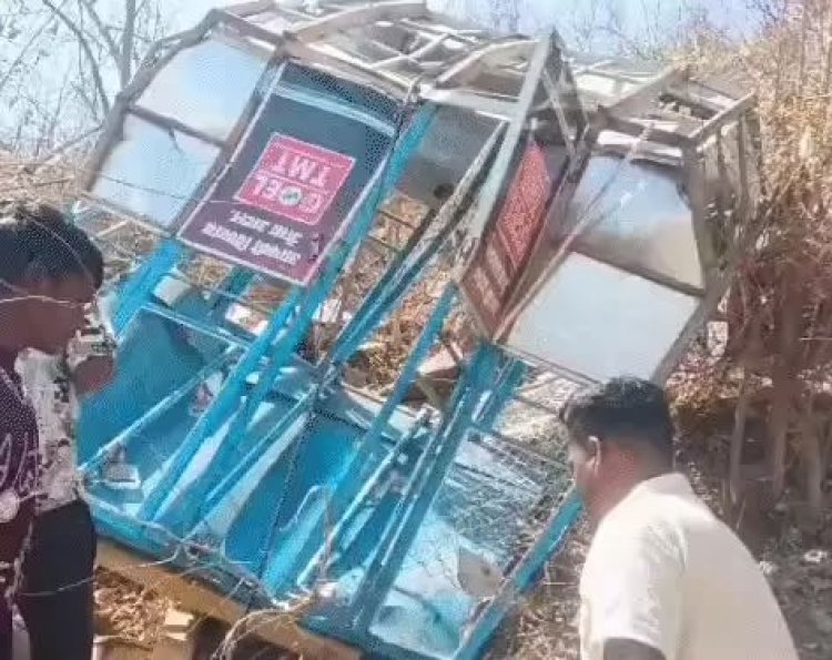 महासमुंद: खल्लारी माता मंदिर में रोपवे हादसा,एक युवती की मौत, चार गंभीर रूप से घायल