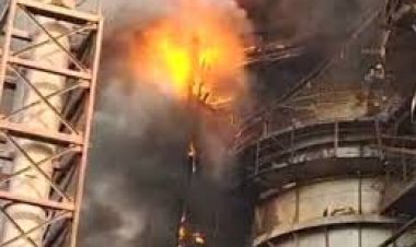 भिलाई स्टील प्लांट में बड़ा हादसा: टर्बाइन सेक्शन में ब्लास्ट के बाद लगी भीषण आग, 7 कर्मचारी गंभीर रूप से झुलसे