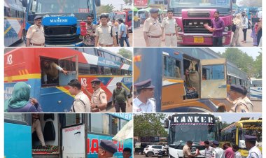 धमतरी पुलिस और परिवहन विभाग की संयुक्त कार्रवाई: बस स्टैंड में सघन जांच से हड़कंप, सुरक्षा मानकों की अनदेखी पर वसूला जुर्माना ...