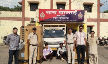 चोरी की 5 वाशिंग मशीन व घटना मे प्रयुक्त वाहन के साथ 2 चोर गिरफ्तार ...