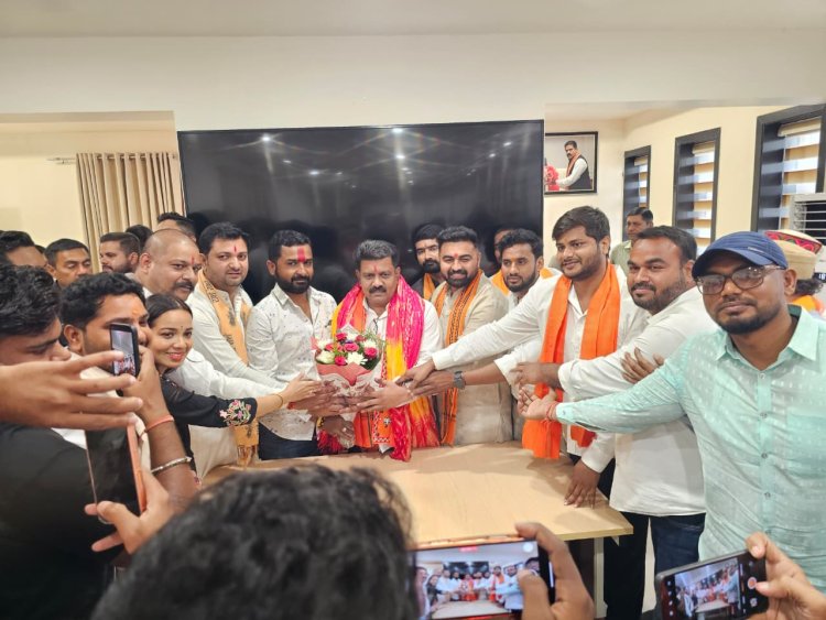 भाजयुमो ने की उप मुख्यमंत्री विजय शर्मा से मुलाकात ...