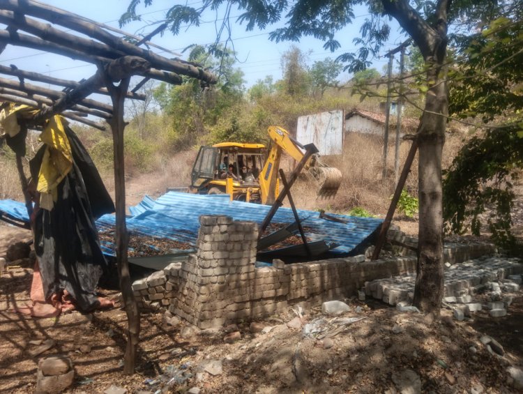 कड़ी कार्रवाई: बिलासपुर में वन भूमि से अवैध अतिक्रमण ध्वस्त, वन मंत्री के निर्देश पर विभाग सख्त