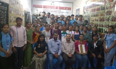 पारस इंस्टिट्यूट ऑफ एजूकेशन के 10 वर्ष पूर्ण होने पर भव्य आयोजन, छात्र-छात्राओं का हुआ सम्मान ...