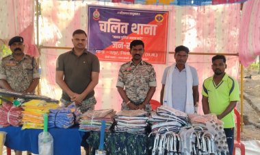ग्राम मारूड़बाका में पुलिस ने जीता ग्रामीणों का दिल; सिविक एक्शन और चलित थाना का आयोजन