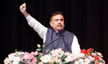 पश्चिम बंगाल में नई सुबह: सुवेंदु अधिकारी ने संभाली कमान,भाजपा के पहले मुख्यमंत्री,दिलीप घोष समेत 5 मंत्रियों ने ली शपथ