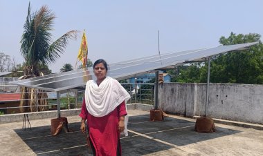 अरूना के घर अब सूरज की रोशनी से रोशन, बिजली बिल की चिंता से मिली मुक्ति