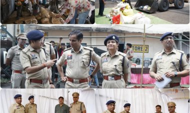 रायपुर पुलिस द्वारा भारी मात्रा में जब्त नशीले पदार्थों का विनष्टीकरण, सिलतरा के पावर प्लांट में धधकती भट्ठियों में खाक हुआ नशा
