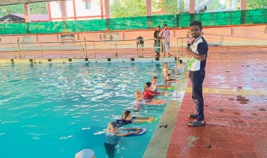 पहाड़ों और जंगलों से तरणताल तक- बैगा बच्चों के सपनों को नई उड़ान दे रहा ग्रीष्मकालीन खेल प्रशिक्षण शिविर