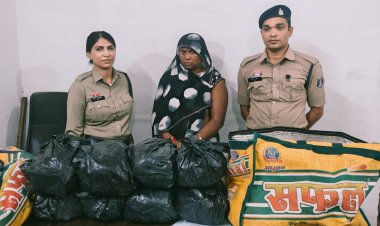 रायपुर: अंतर्राज्यीय महिला तस्कर से 16 किलो से अधिक गांजा जब्त, पुलिस की बड़ी कार्रवाई