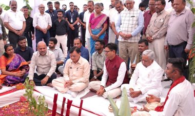 मुख्यमंत्री श्री विष्णु देव साय के नेतृत्व में रायगढ़ के खनन प्रभावित क्षेत्रों को 26 करोड़ रुपये से अधिक के विकास कार्यों की सौगात