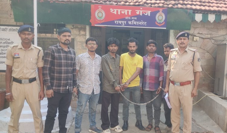 रायपुर पुलिस की बड़ी कार्रवाई: मध्य जोन में विशेष अभियान के तहत 154 आरोपी और संदिग्ध भेजे गए जेल