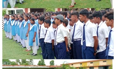धमतरी एसपी सूरज सिंह परिहार के निर्देशन में खरेंगा हाई स्कूल में जागरूकता पहल; विद्यार्थियों को दी गई नशामुक्ति और महिला सुरक्षा की जानकारी