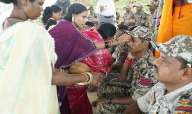 हिंसा छोड़ मुख्यधारा में लौटीं बहनों ने DRG जवानों की कलाई पर बांधी राखी, दिया शांति और विश्वास का संदेश
