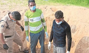 पत्नी की संदिग्ध मौत: दफनाने के बाद कब्र से निकाला गया शव, मायके वालों ने पति पर लगाया हत्या का आरोप