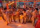 शारदीय नवरात्रि अष्टमी के पावन अवसर पर सफल नवरात्रि ड्यूटी के उपरांत राजनांदगांव पुलिस एवं पुलिस बैंड के द्वारा माँ बम्लेश्वरी के दर्शन एवं आरती-अर्चना