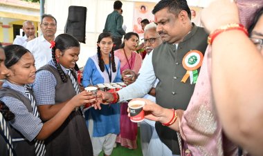 शिक्षा मंत्री श्री गजेन्द्र यादव ने स्कूलों में साईंश्योर न्यूट्रिशन पायलट प्रोजेक्ट का किया शुभारंभ