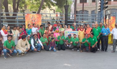 ग्रीन आर्मी ने 9वें वर्ष किया पॉलीथिन रूपी रावण का दहन, जागरूकता रैली से दिया पर्यावरण संरक्षण का संदेश