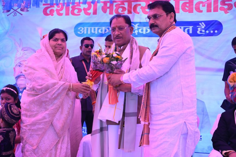 विजयादशमी सत्य और धर्म की विजय का पर्व, अपने भीतर की बुराइयों पर विजय पाकर प्रेम और सद्भाव के साथ आगे बढ़ने की प्रेरणा देता है : मुख्यमंत्री विष्णु देव साय